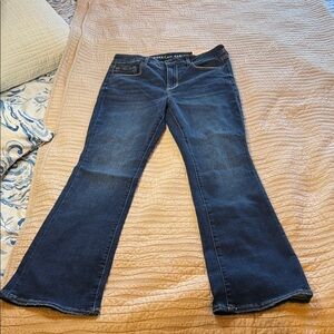 American Eagle Outfitters Dark Blue Flare Jeans